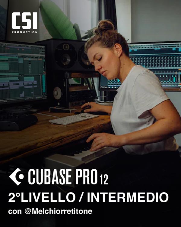 Cubase Pro 12 livello 2 intermedio